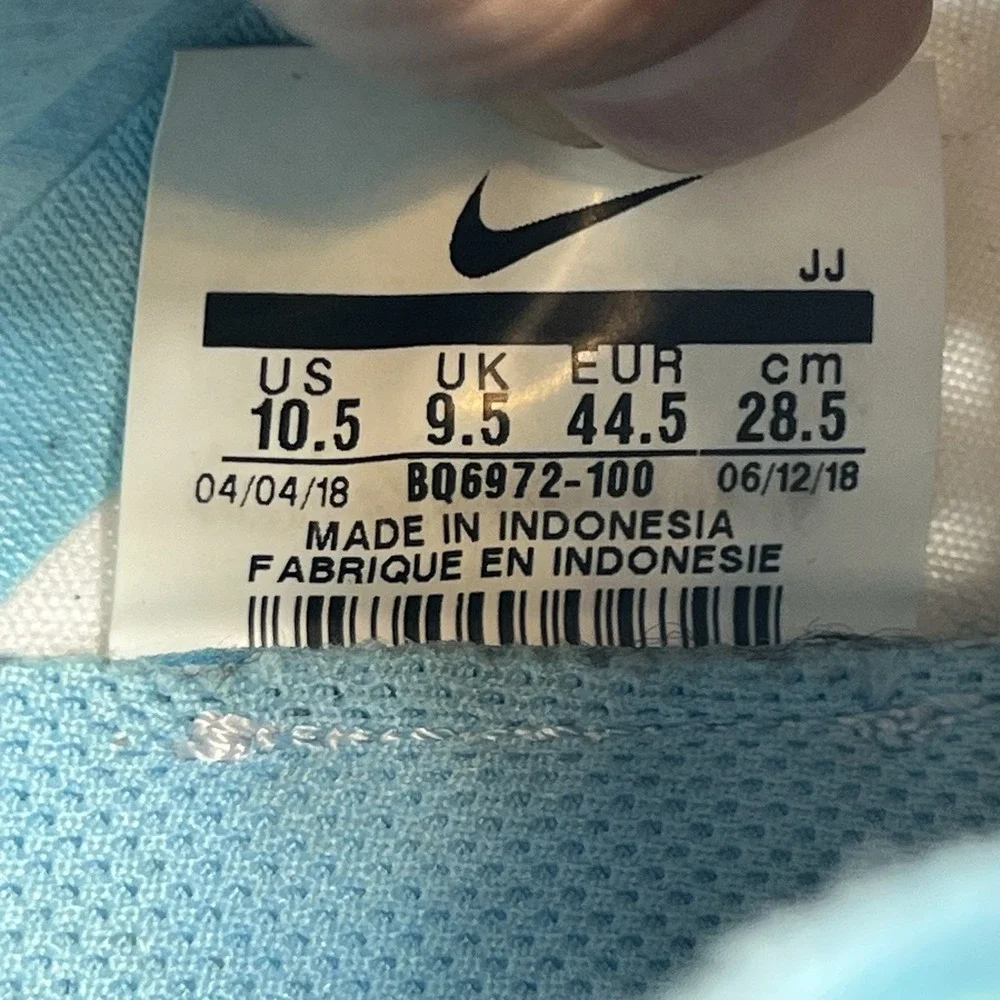 Nike EXP-X14 QS Men's Size 10.5 Shoes White-Emerald Rise Cone BQ6972-100